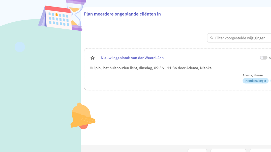 Planhulp suggestie