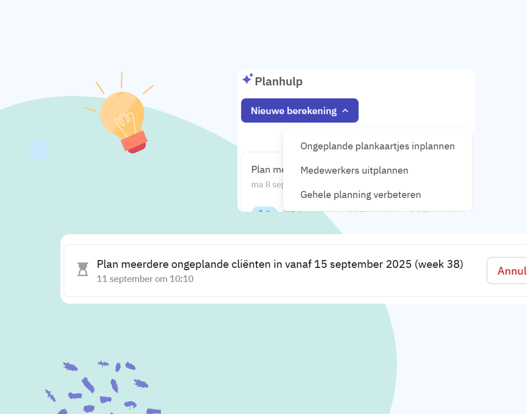 Tijd besparen planhulp